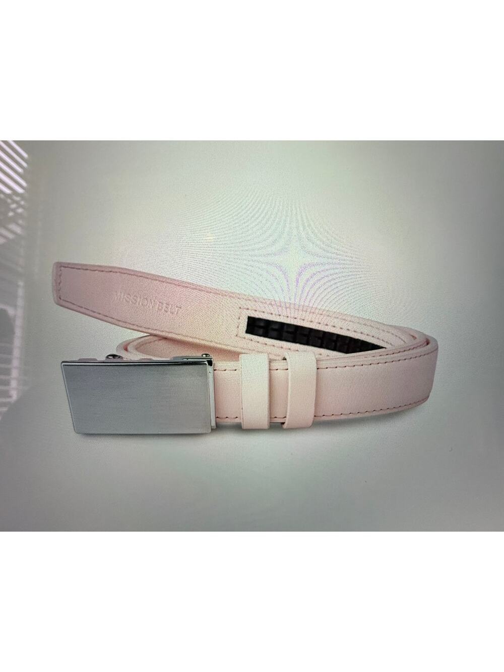 Mission Belt Kids Adjustable Leather Belt Girls Pink